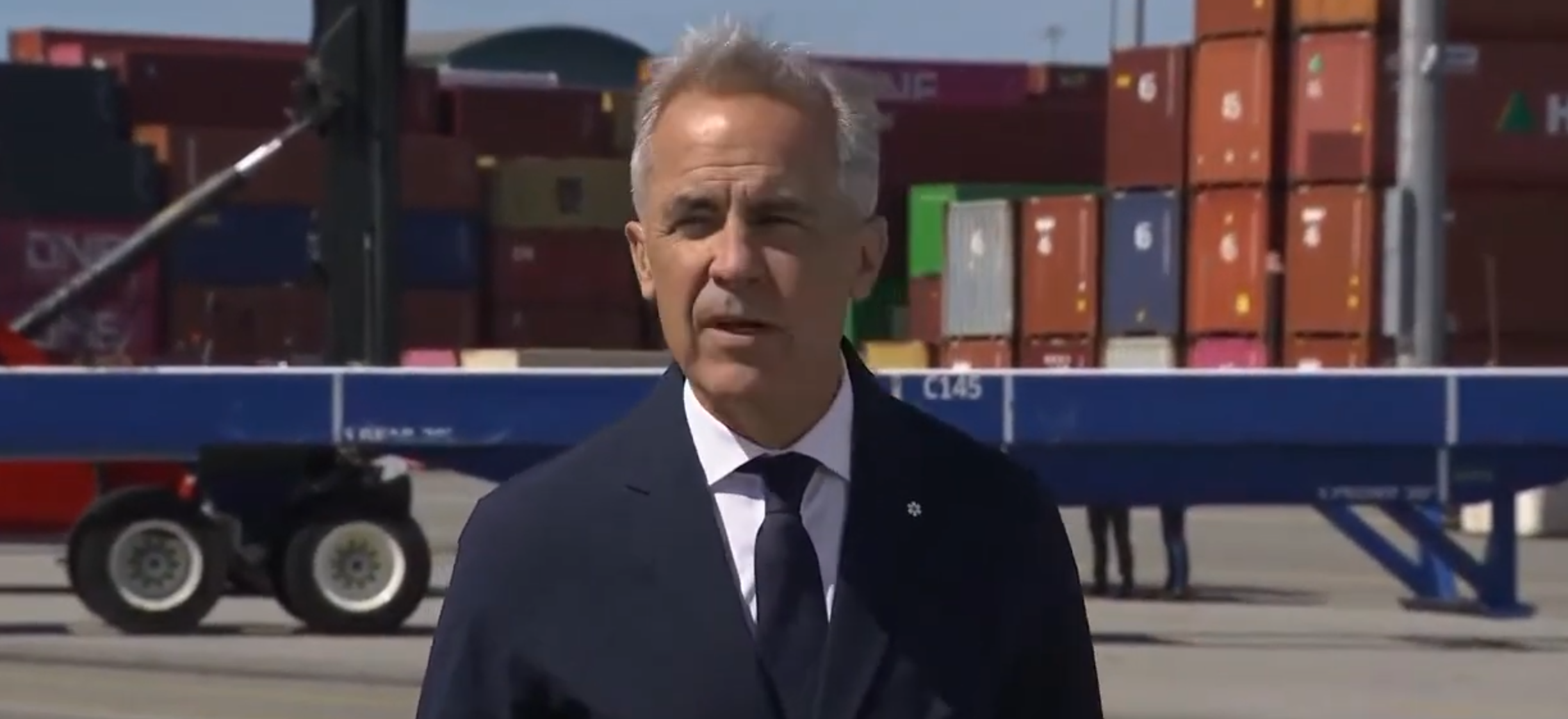 WATCH: Carney touts Port expansion; pledges to work with First Nations, protect whales