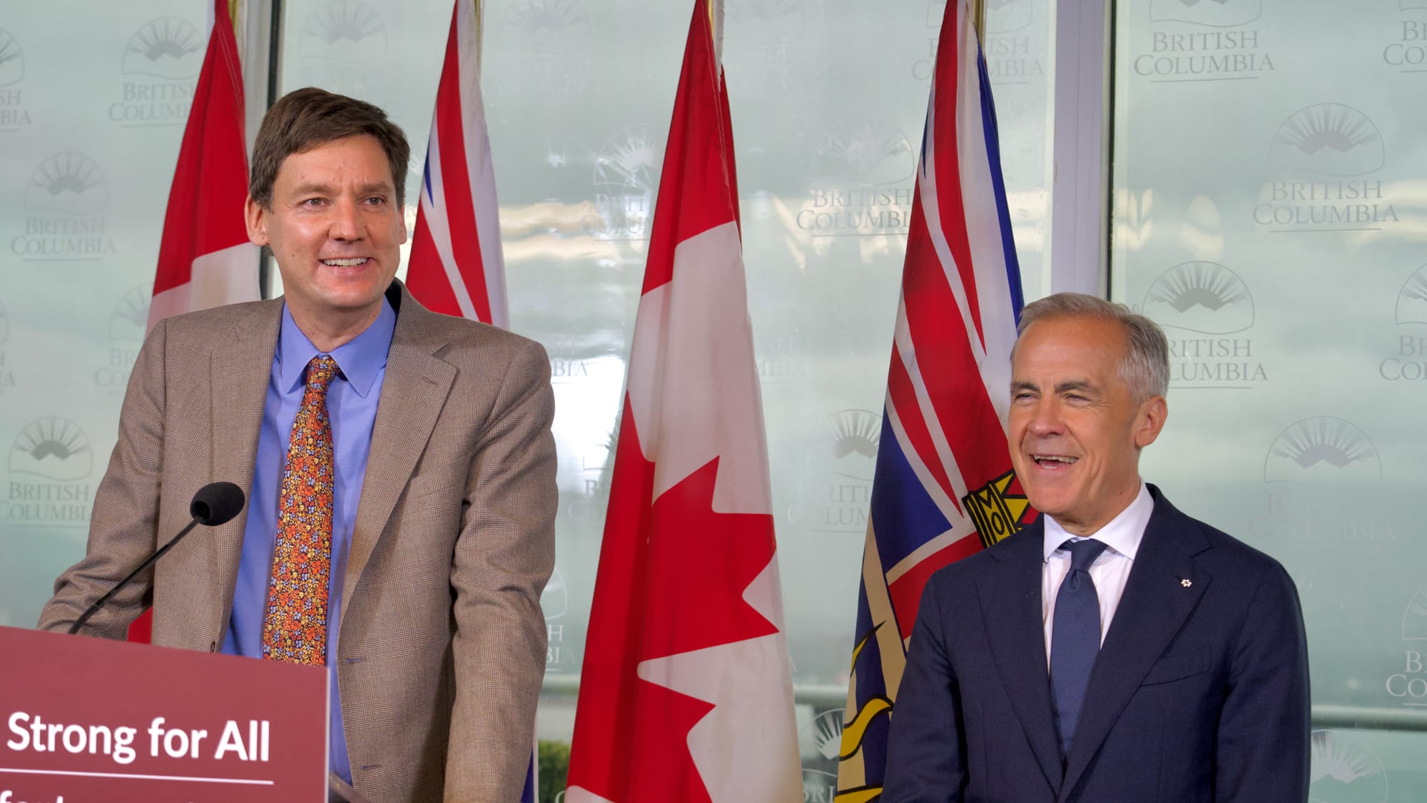 'If we don't do it, someone else will': Eby, Carney defend plan to purchase unsold condos