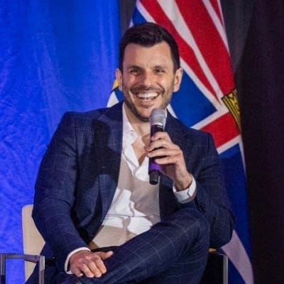Adam Zivo at a BC event