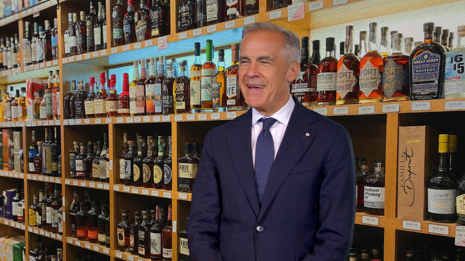 BREAKING: Carney asks premiers to restock American booze if trade deal reached with US