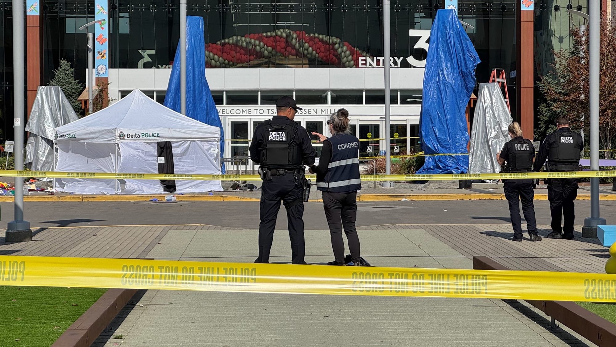 UPDATED: Two dead, two injured in 'collision' at Tsawwassen Mills