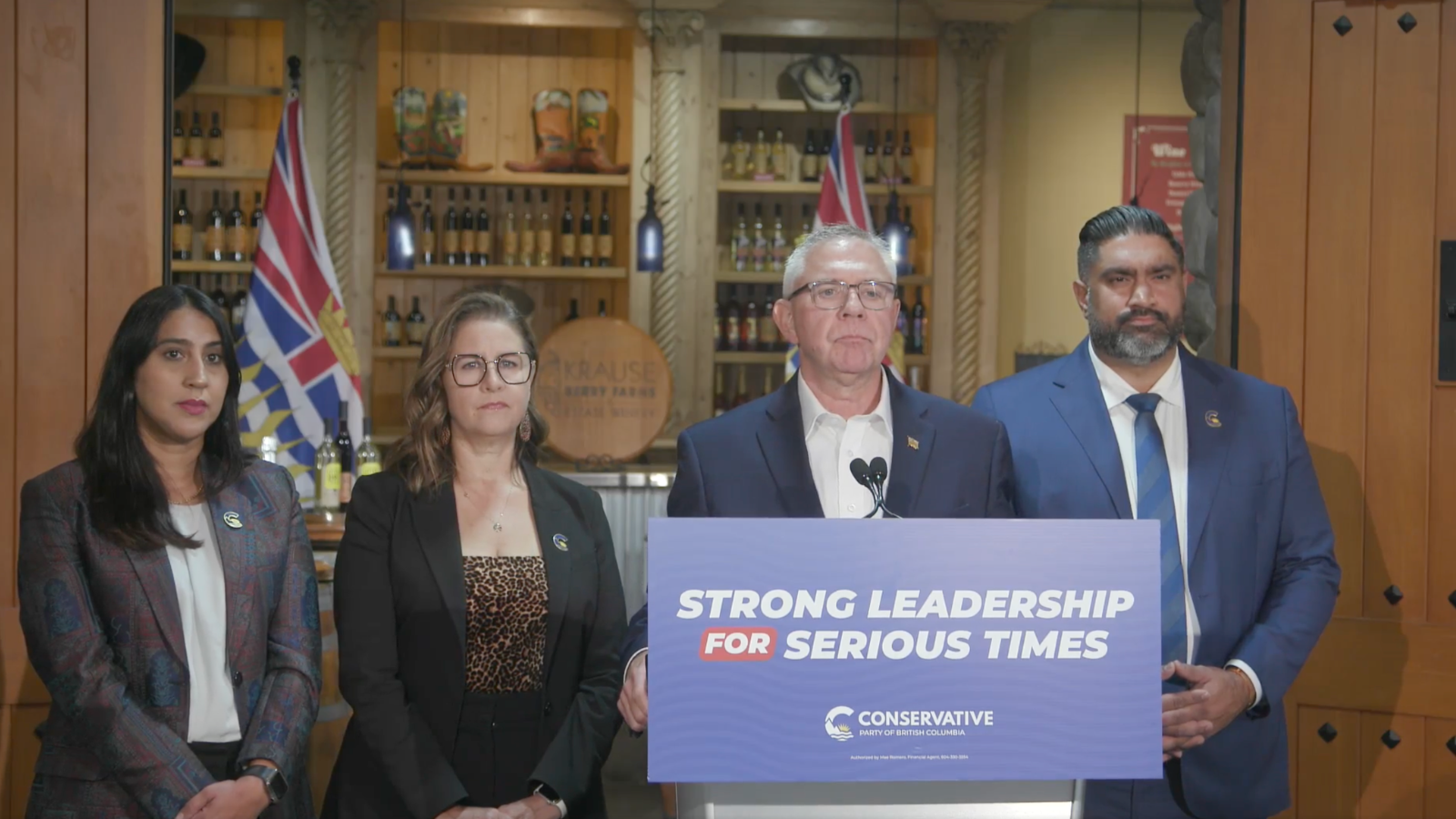 WATCH: BC Conservatives vow to scrap 10% PST on Canadian alcohol during Trump trade war