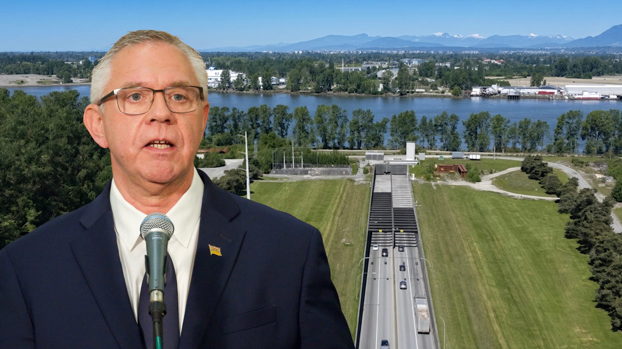BC Conservatives vow to scrap Massey Tunnel replacement in favour of 10-lane bridge