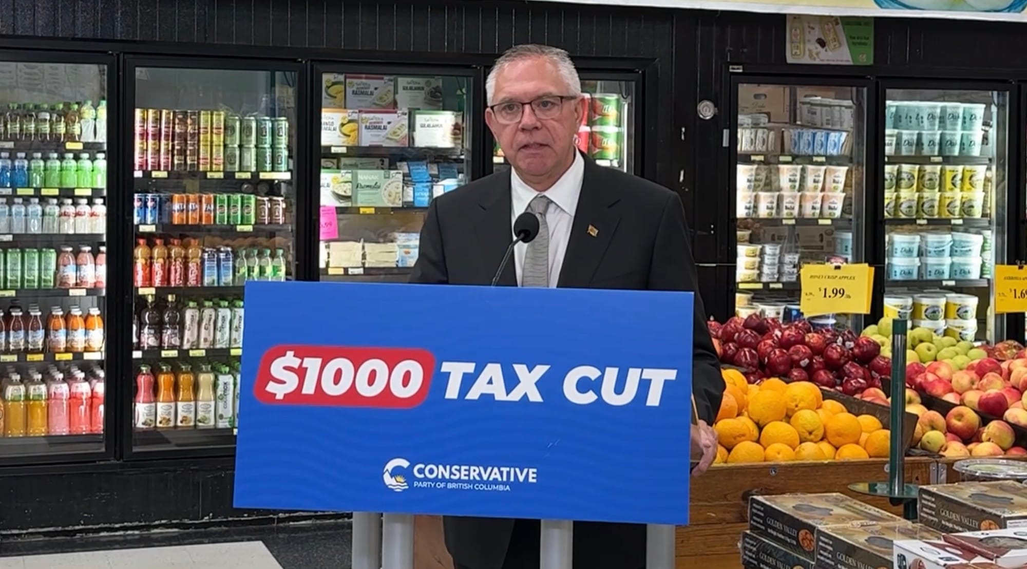 WATCH: BC Conservatives promise $1,000 tax cut for 'nearly every worker'