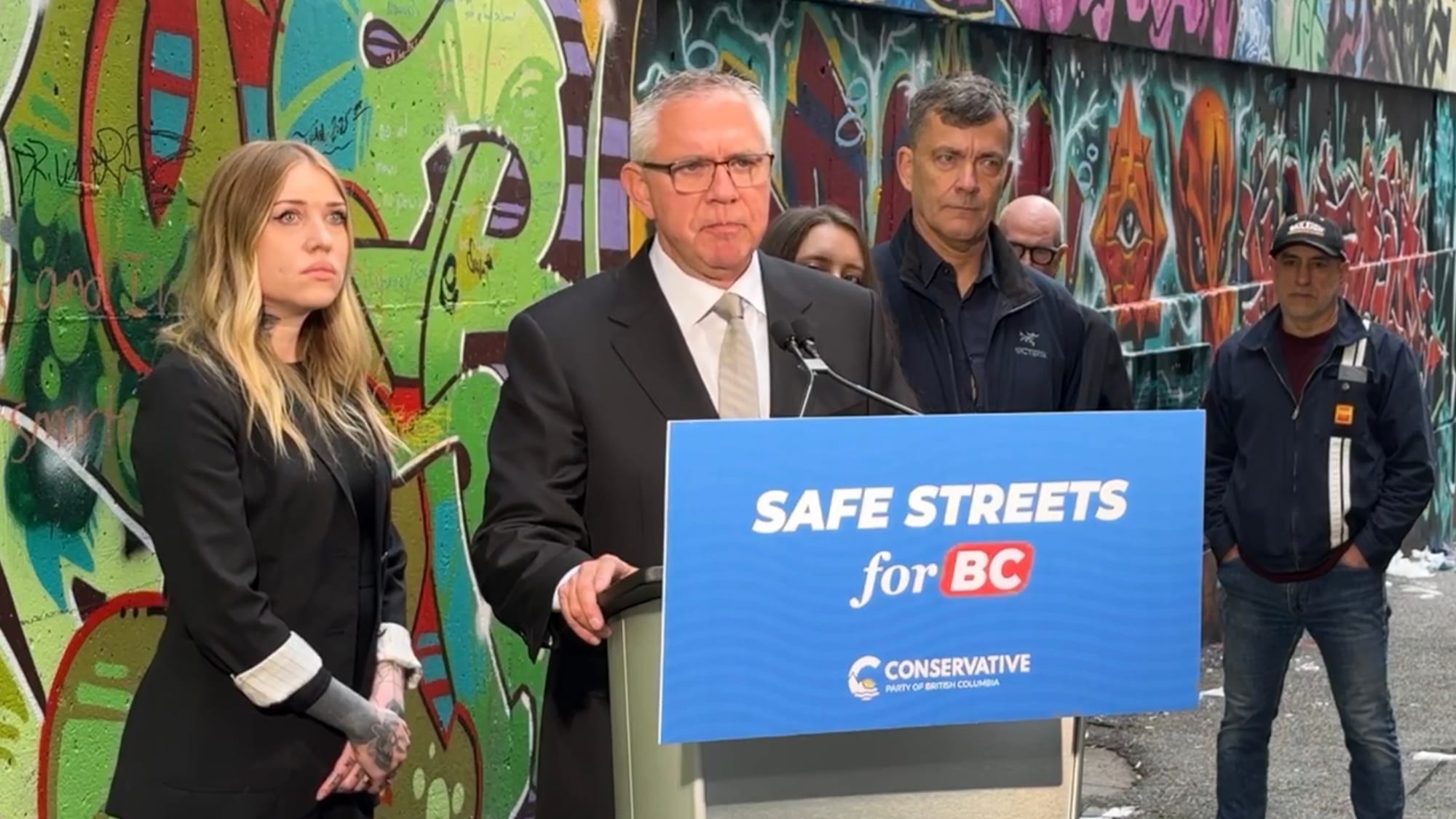WATCH: BC Conservatives unveil plan to address street disorder, improve public safety
