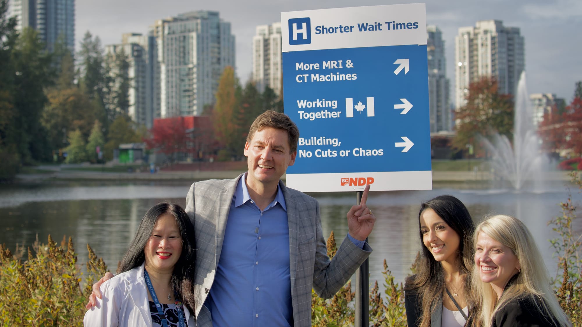 WATCH: BC NDP pledges new MRI, CT machines, regional surgical waitlists