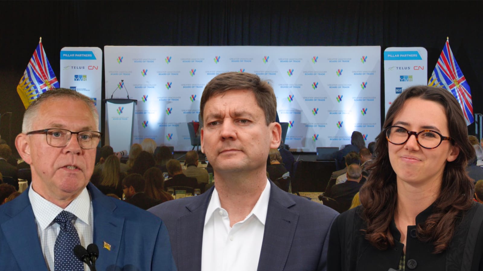 WATCH: BC party leaders address business community ahead of first debate