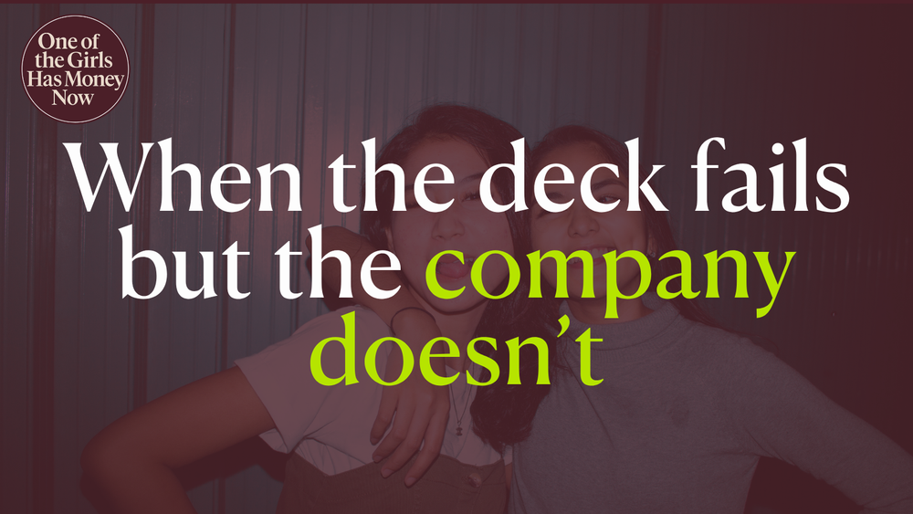 Deep dive: A Bad Deck Doesn’t Always Mean a Bad Company (with bonus deck cold read recording)