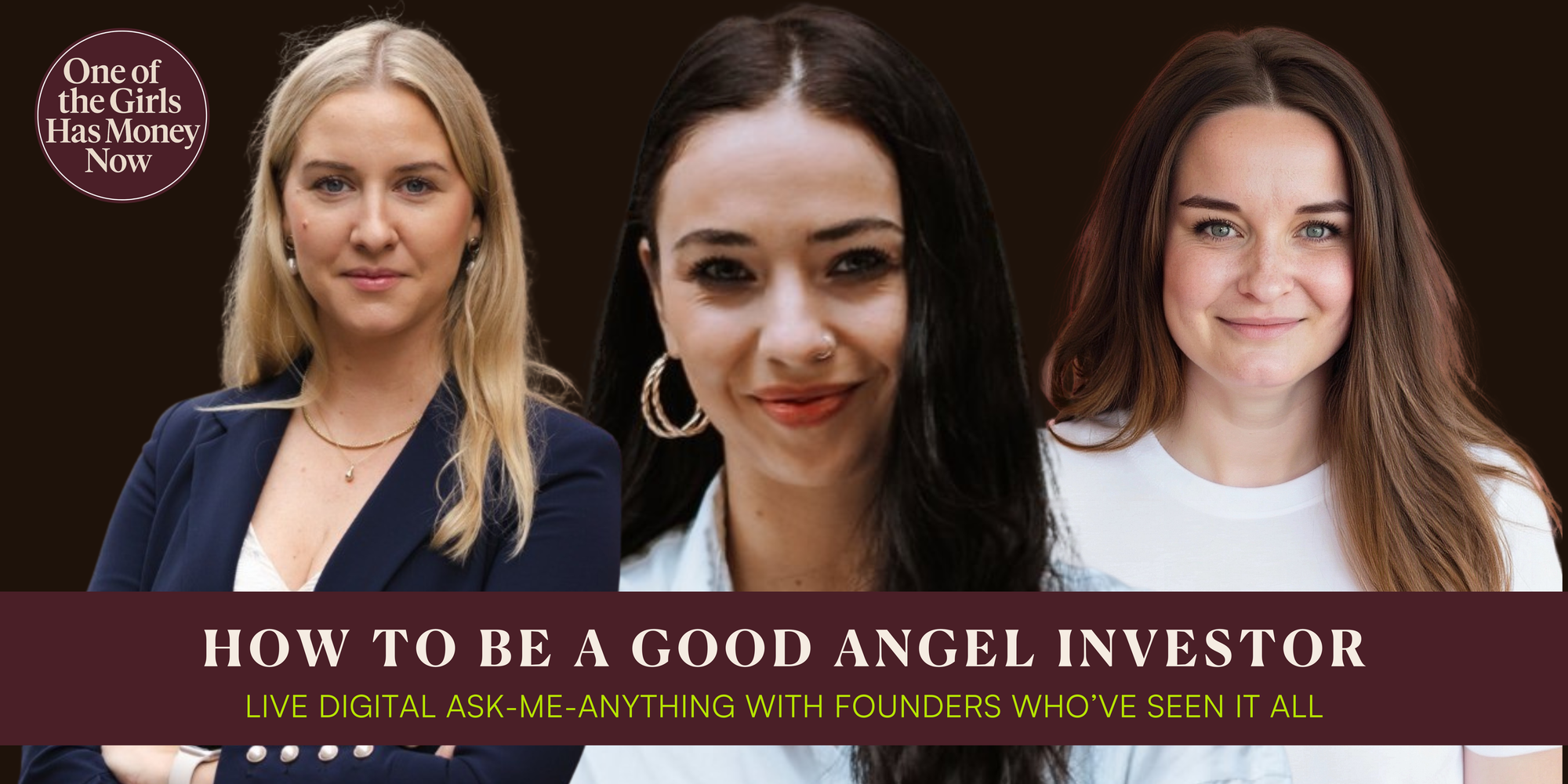 🗓️ Special Live Ask-Me-Anything: How to Be a Good Angel Investor (According to Founders Who’ve Seen It All)