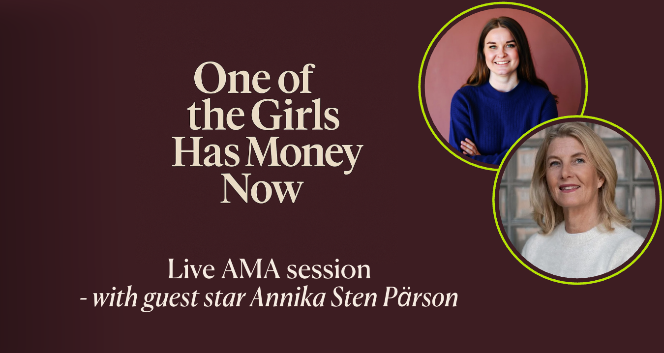 📺 Live Ask-Me-Anything with Annika Sten Pärson