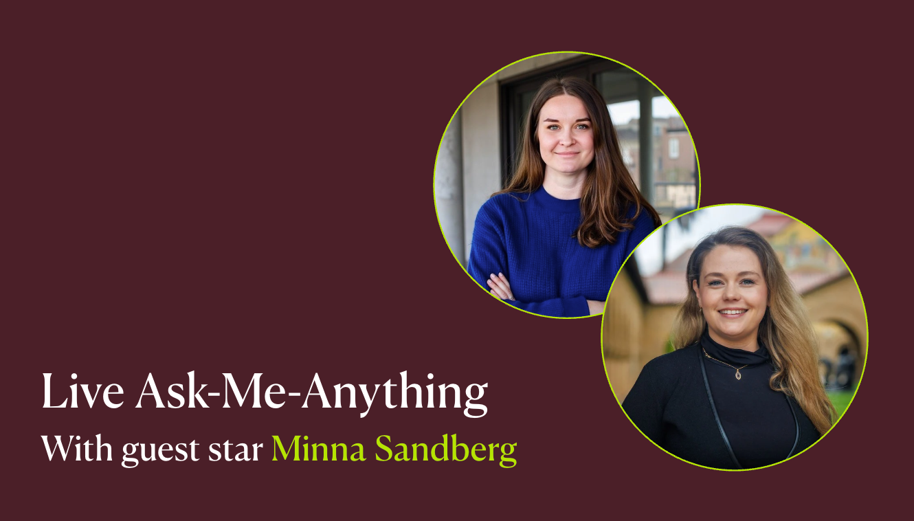 📺 Live ask-me-anything with Minna Sandberg