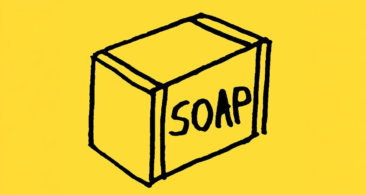 Soapbox. Letterbox. Big fish.Little fish. Cardboard box. Post feature image