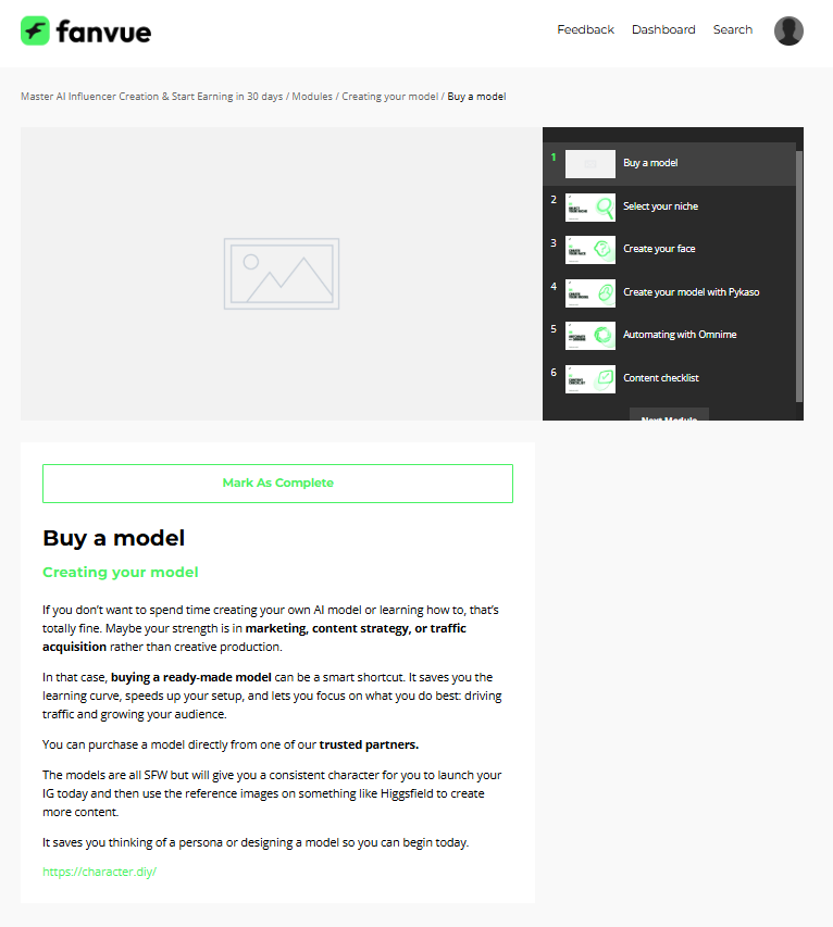 fanvue creator academy