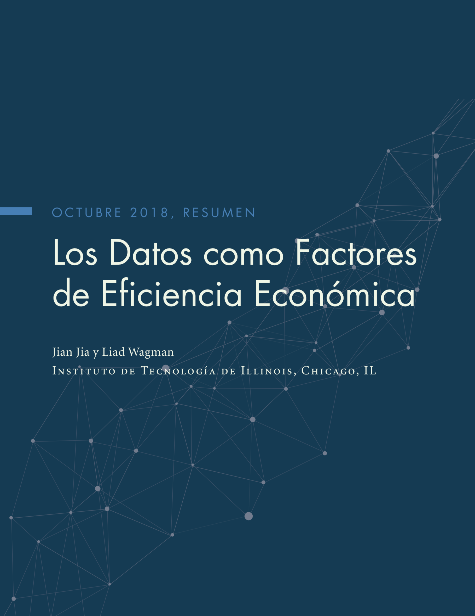 Los Datos como Factores de Eficiencia Económica