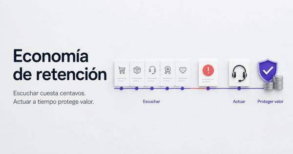 La economía de retención: escuchar cuesta centavos, perder un cliente no