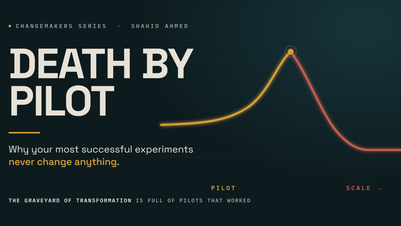 Death by Pilot: Why Your Most Successful Experiments Never Change Anything