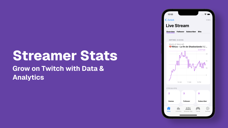 [Discontinued] Streamer Stats