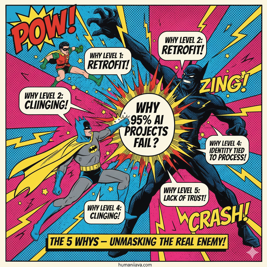 The Stupid Fear of AI : A 5 Whys Autopsy on the Death of Industrial Identity