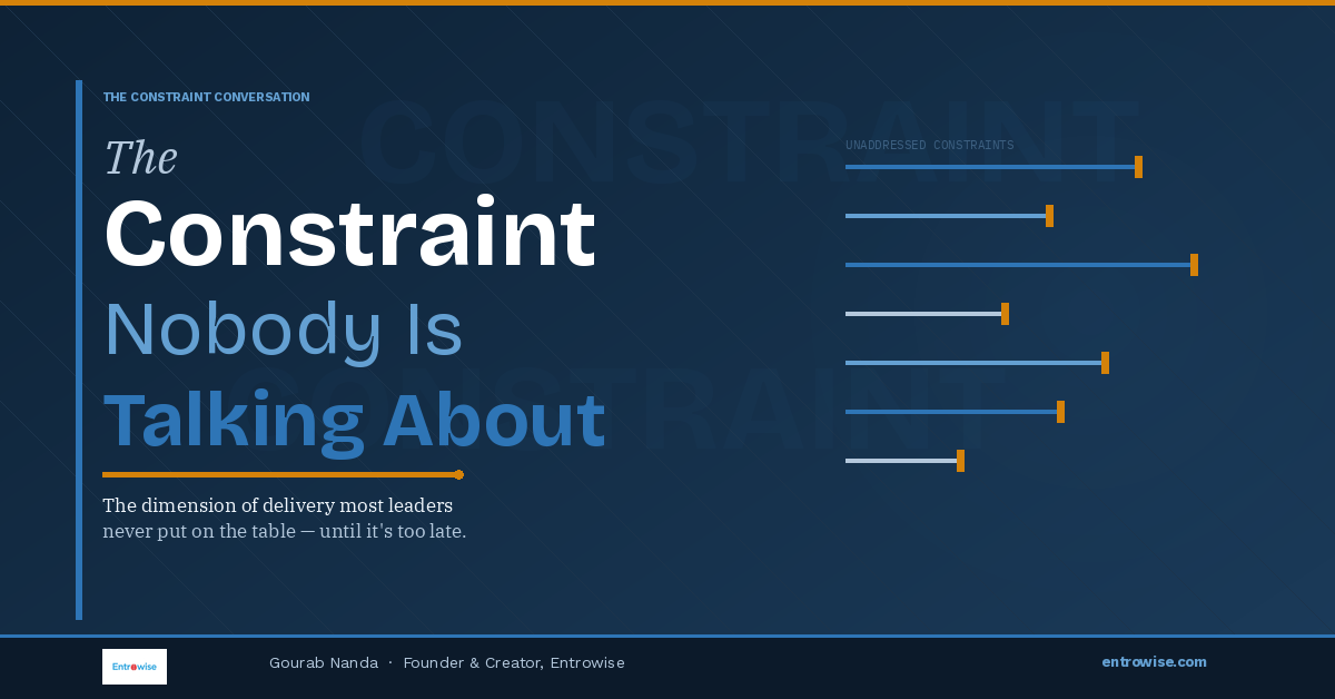 The Constraint Nobody Is Talking About