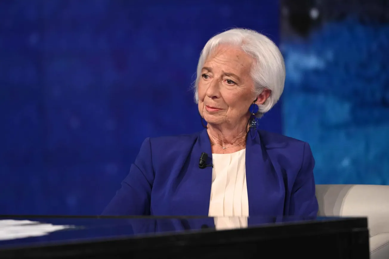 Portrait von Christine Lagarde, EZB Chefin. Credit: IMAGO/Italy Photo Press.