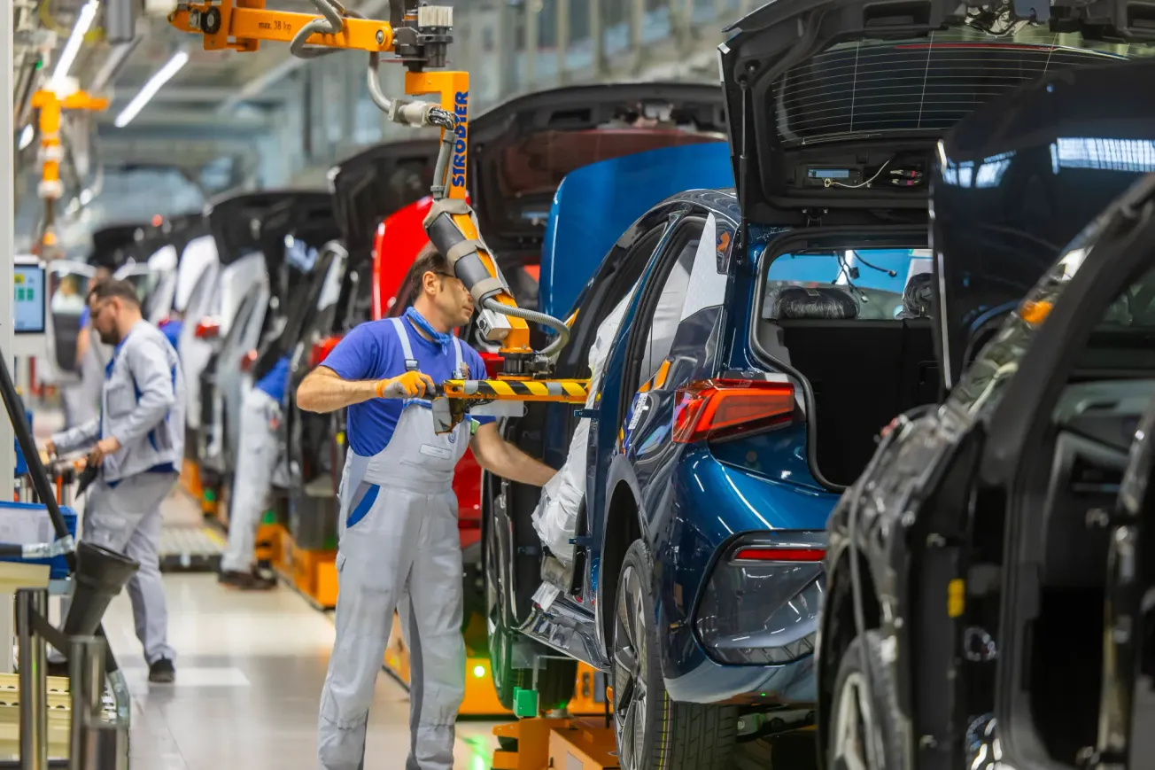 VW Werk in Zwickau (Symbolbild). Credit: IMAGO/Sylvio Dittrich