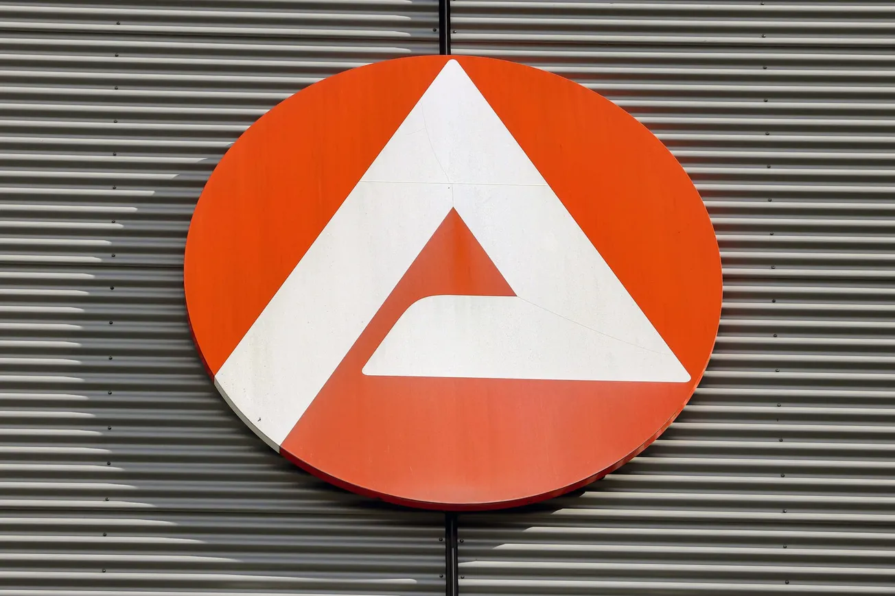 Das Logo der Agentur für Arbeit (Symbolbild). Credit: Rene Traut