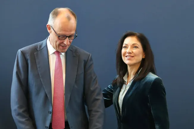 Bundeskanzler Friedrich Merz und Wirtschaftsministerin Katherina Reiche (beide CDU). Credit: IMAGO/dts Nachrichtenagentur