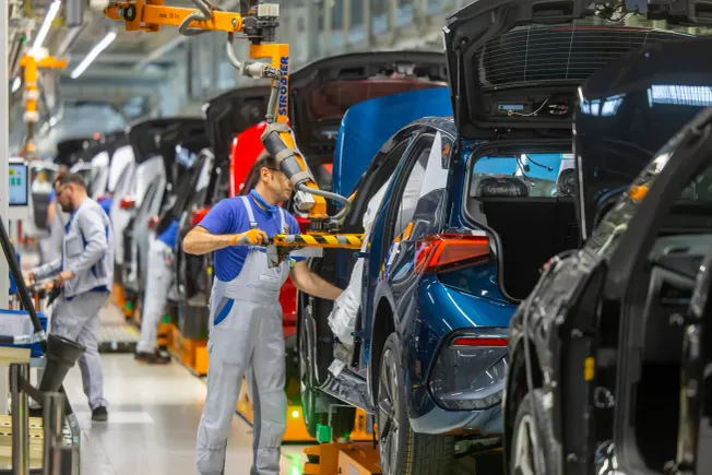 VW Werk in Zwickau (Symbolbild). Credit: IMAGO/Sylvio Dittrich