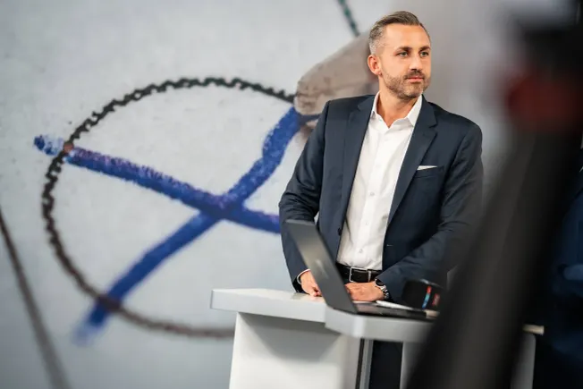 Ulrich Siegmund, AfD-Spitzenkandidat, am Wahlabend der Landtagswahl Sachsen-Anhalt 2026. Credit: IMAGO/Chris Emil Janßen
