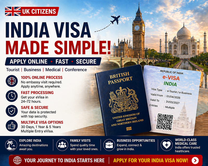 🚀 Apply India eVisa Online 2026 | Fast Tourist, Business & Urgent Visa 🇮🇳