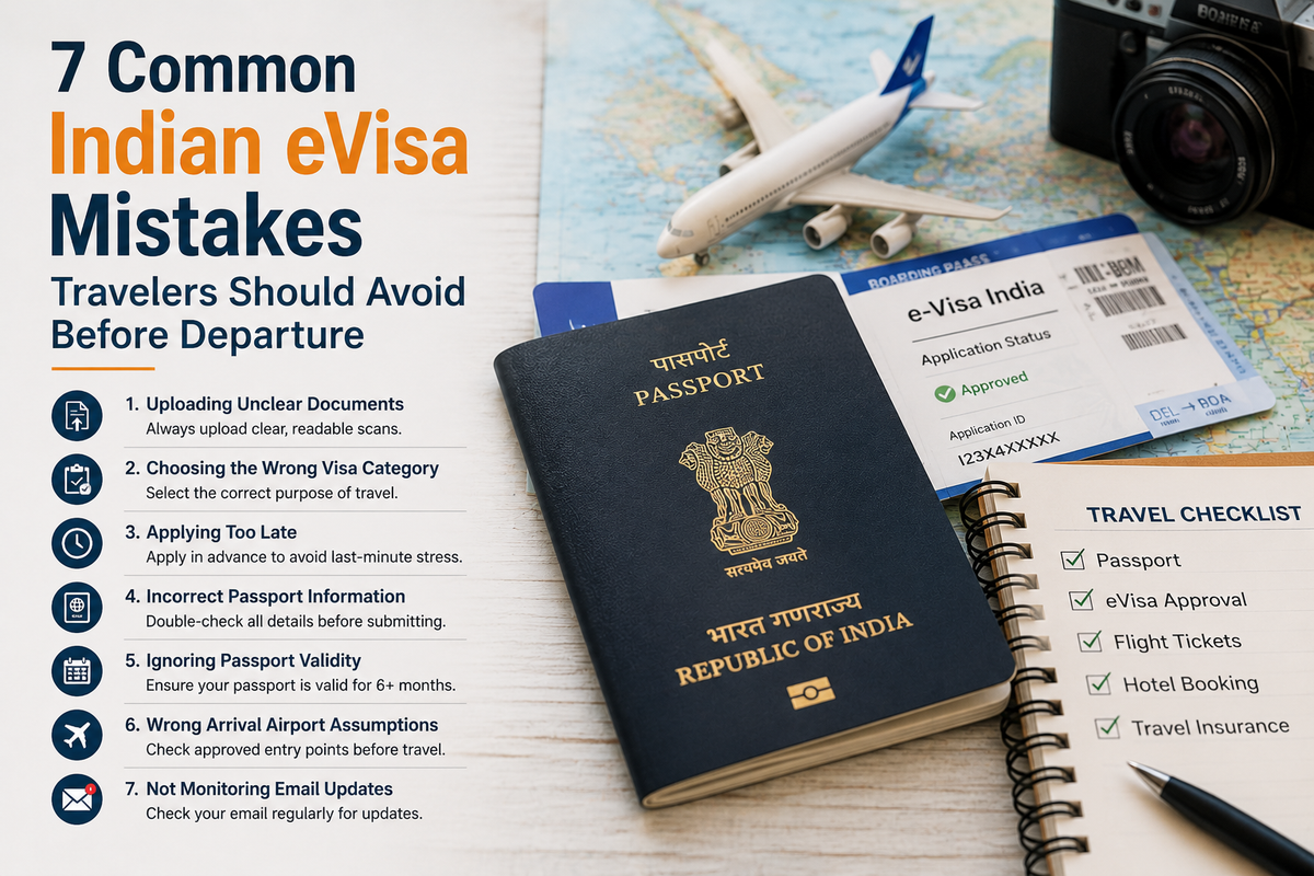 7 Common Indian eVisa Mistakes Travelers Should Avoid Before Departure