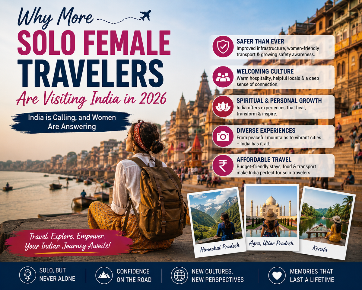 Why More Solo Female Travelers Are Visiting India in 2026