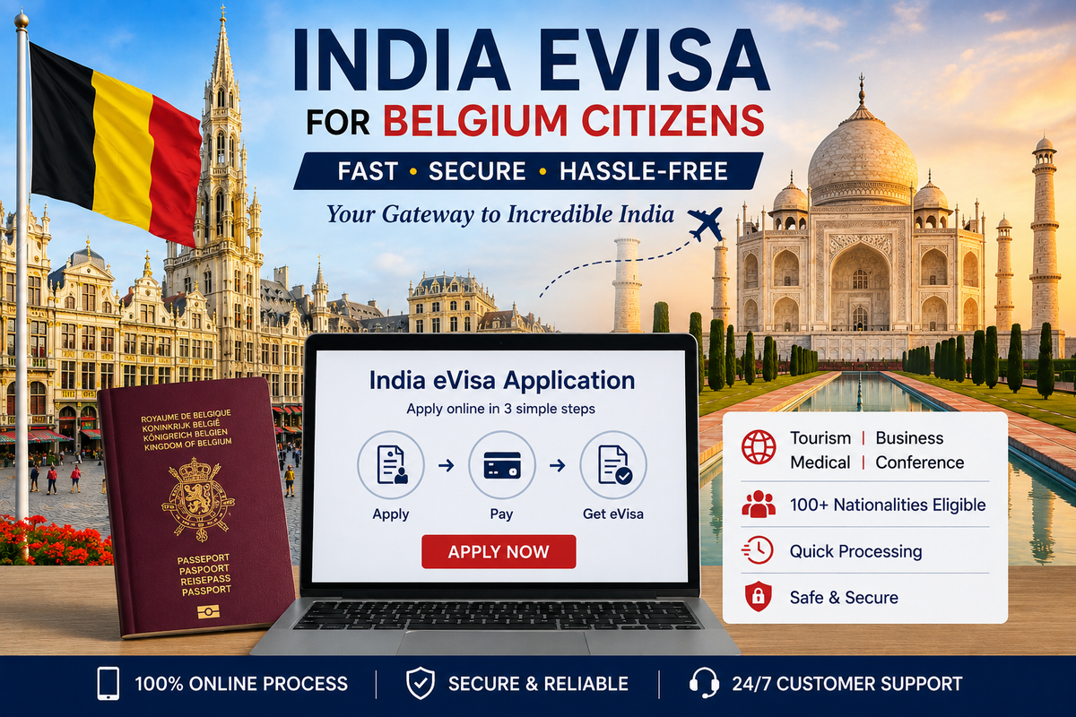 India eVisa for Belgium Citizens: Simplified Online Visa Application