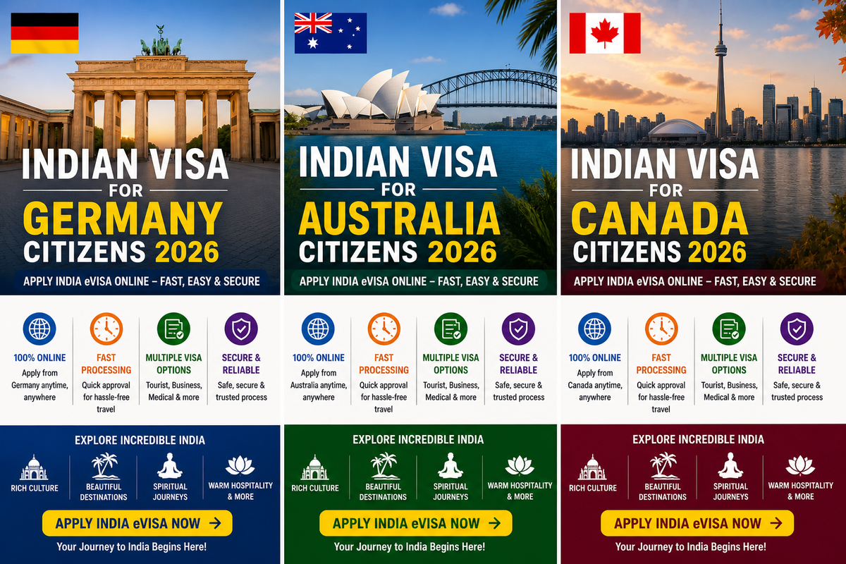 Indian Visa for Canadian Citizens 2026 | Apply India eVisa Online Fast
