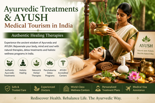 Ayurvedic Treatments & AYUSH Medical Tourism in India | Authentic Healing Therapies