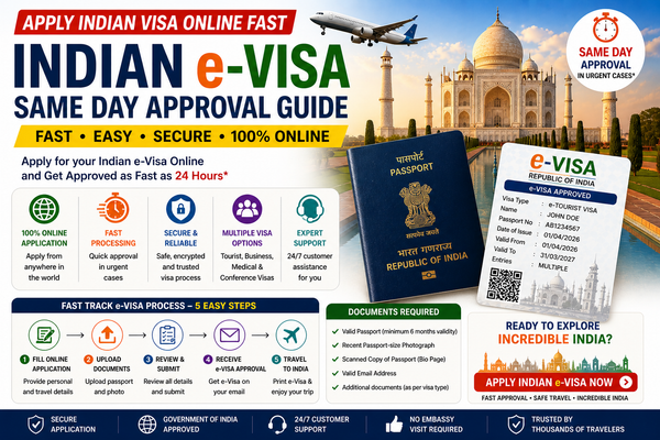 🧠 How to Get Indian Visa Approved Quickly Without Delays (2026 Guide) 🇮🇳