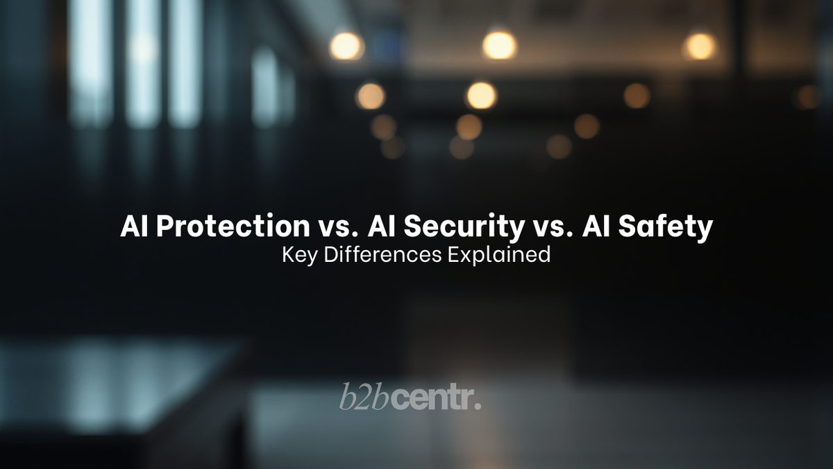 AI Protection vs. AI Security vs. AI Safety