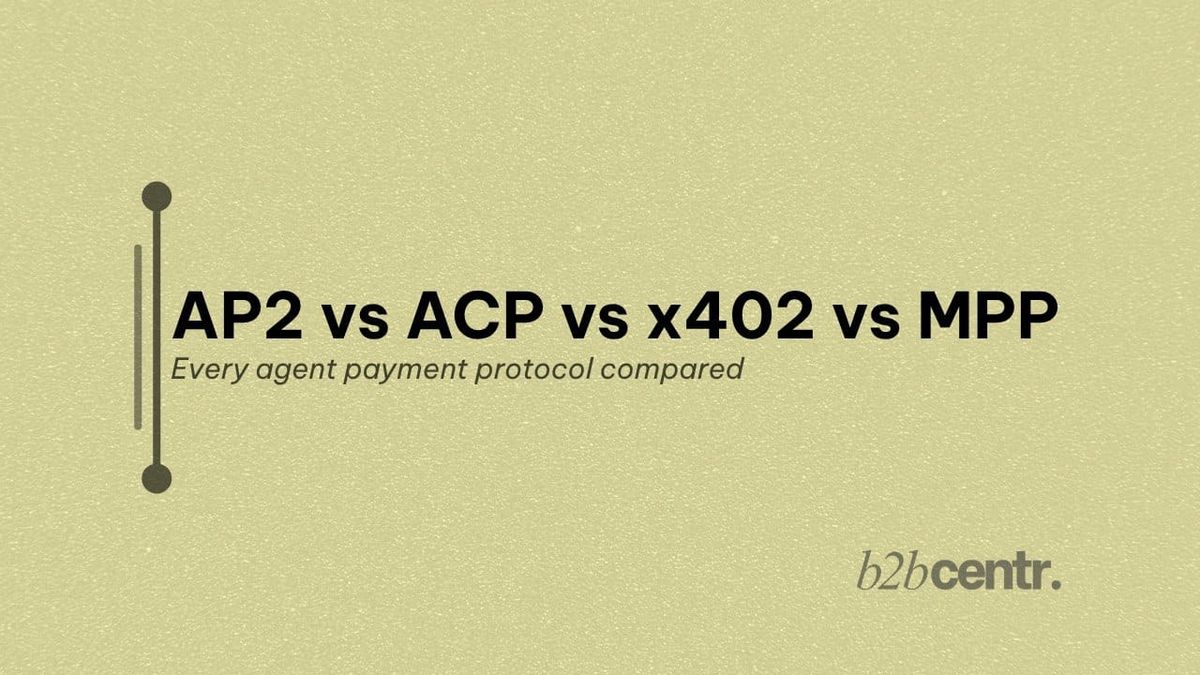 Agent Payment Protocols Compared: AP2, ACP, x402 and MPP in 2026