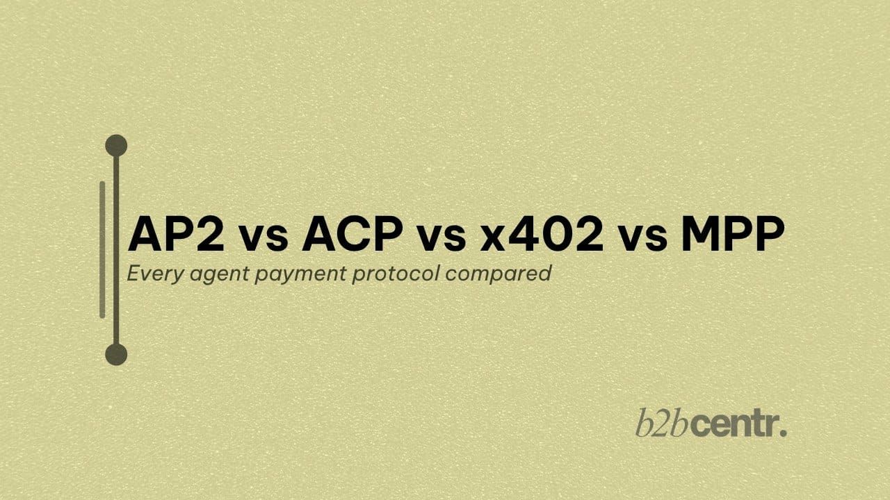 Agent Payment Protocols Compared: AP2, ACP, x402 and MPP in 2026
