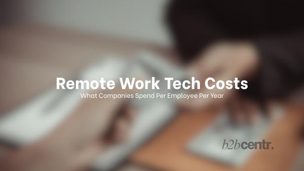 Remote Work Tech Costs