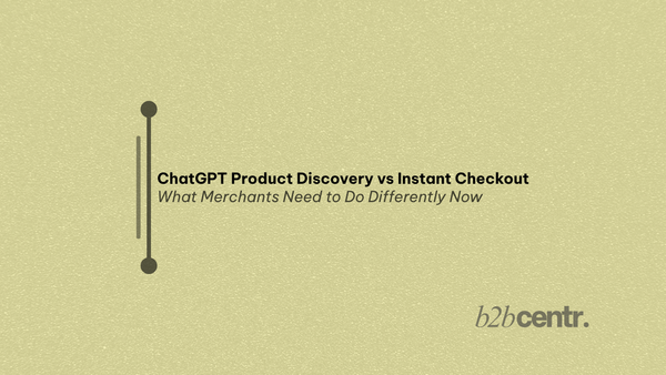 ChatGPT Product Discovery vs Instant Checkout