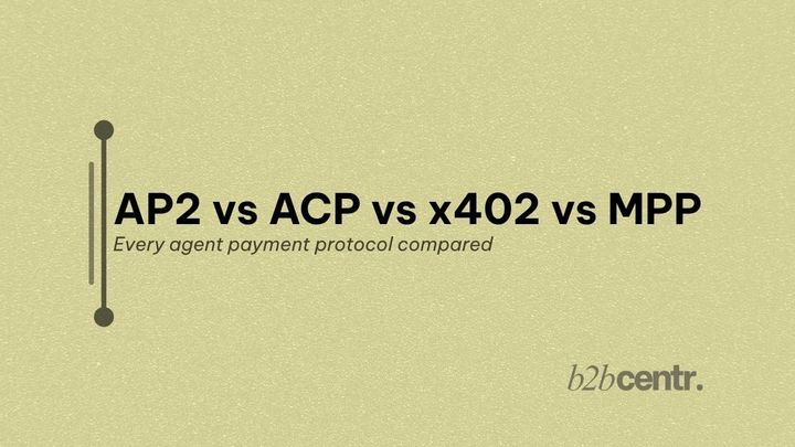 Agent Payment Protocols Compared: AP2, ACP, x402 and MPP in 2026