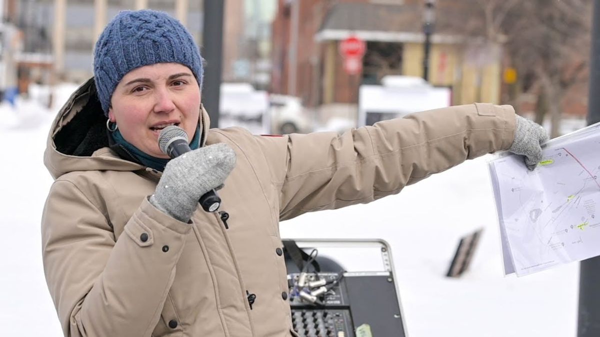 Debout à Saint-Jérôme pour l'Ukraine et pour la paix