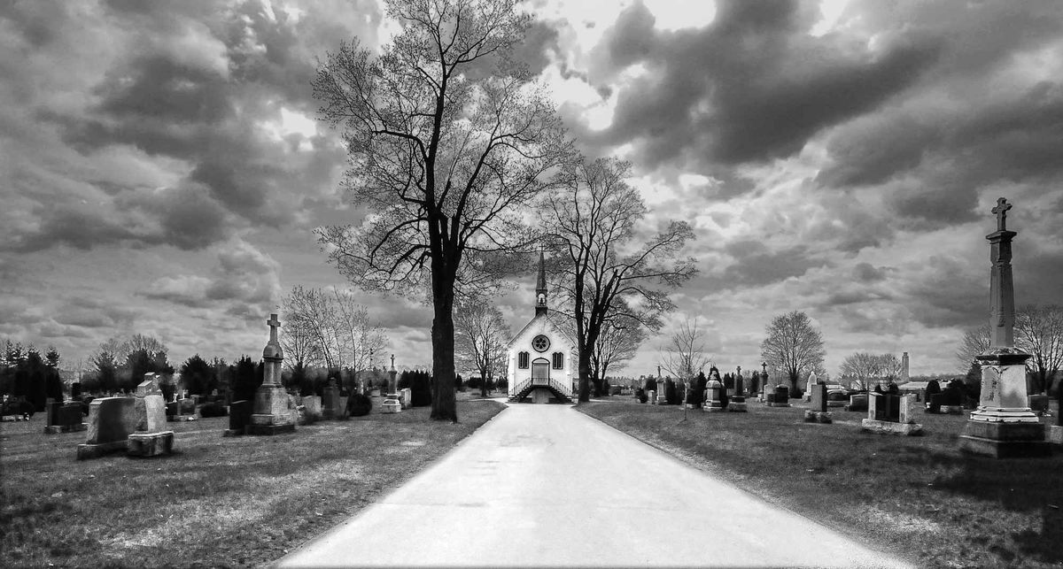 Promenade d'automne au cimetière de Saint-Jérôme