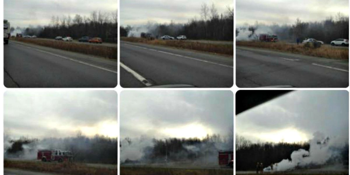 Une personne restée anonyme a transmis une photo de l'incident à la page Facebook Spotted st-jérome.