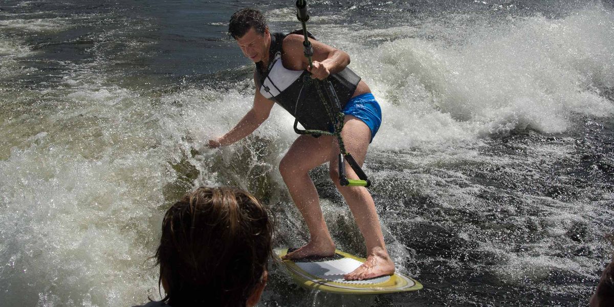 C'est le temps de profiter des sports nautiques comme Éric Racette le faisait en fin de semaine dernière.