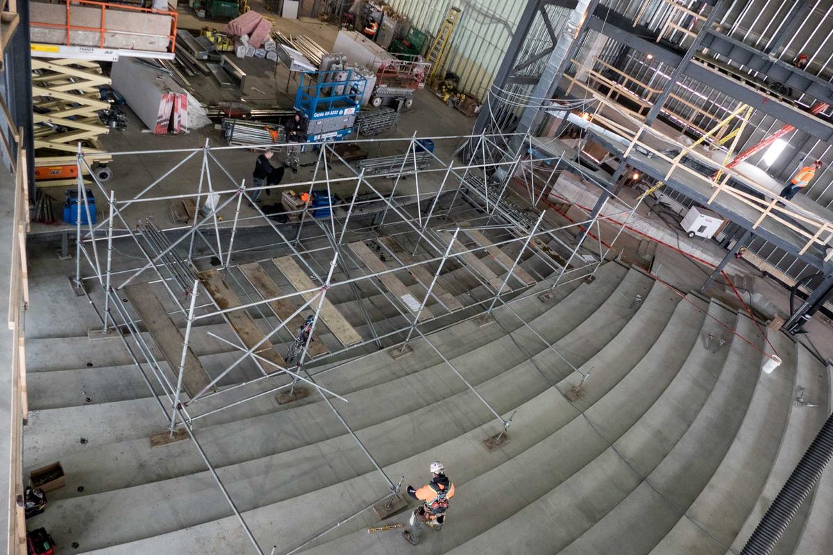 Un coup d'oeil dans le Théâtre Gilles-Vigneault