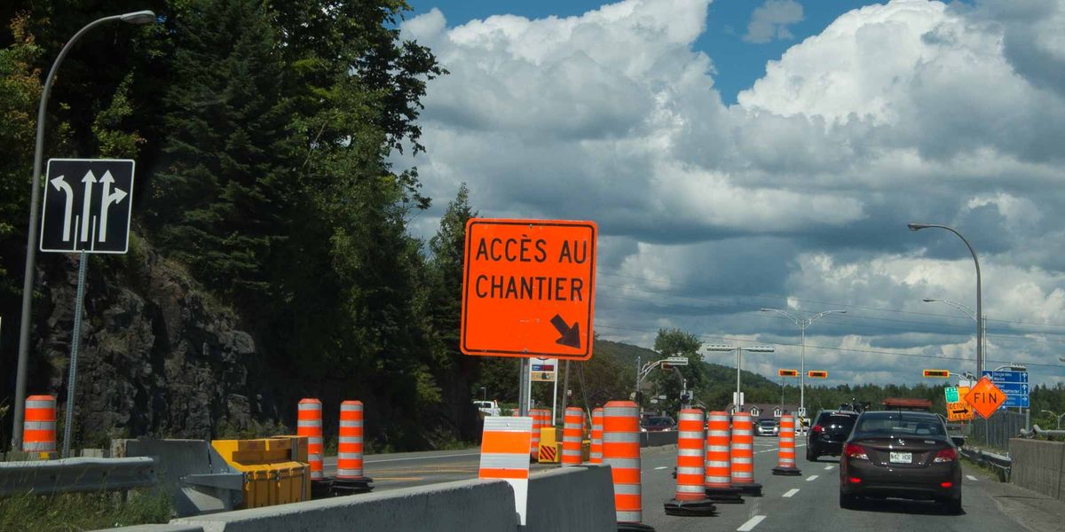 Vous ennuierez-vous des cônes orange à l'entrée de Sainte-Adèle?