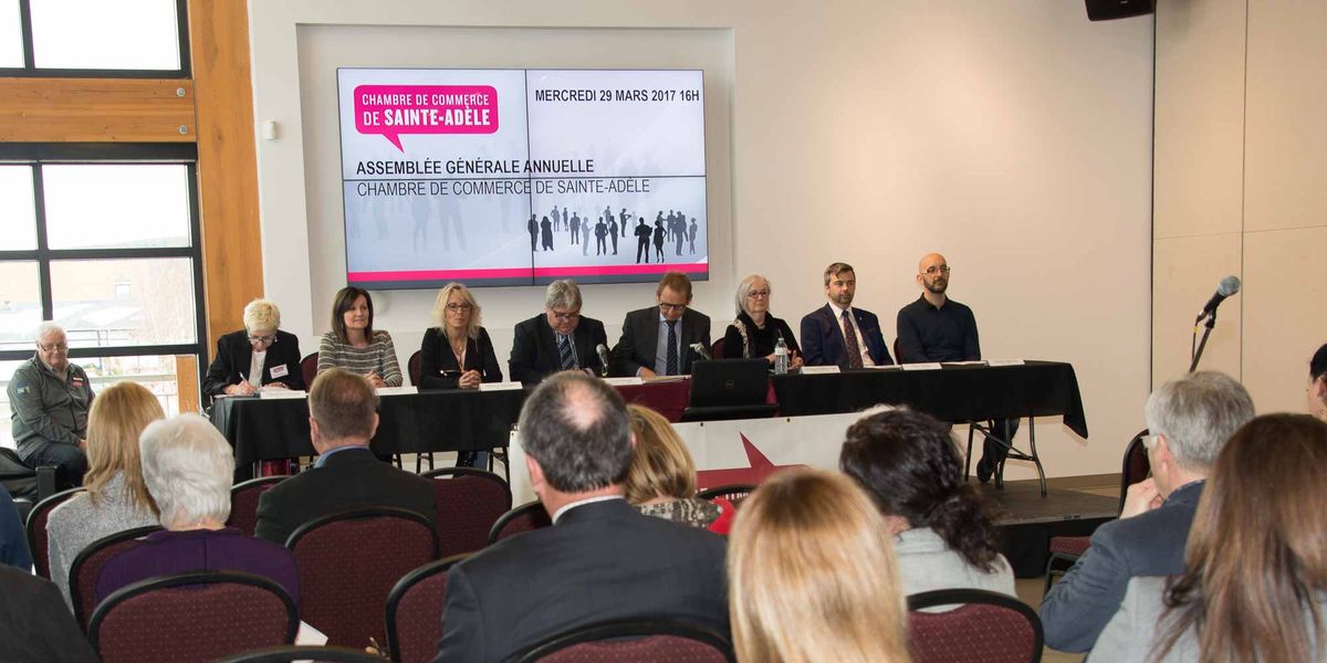 La Chambre de commerce de Sainte-Adèle va bien