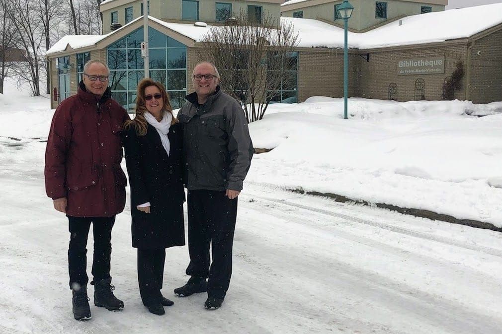 André Marion, Nathalie Lasalle et Mario Fauteux.